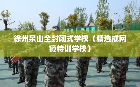 徐州泉山全封闭式学校(精选戒网瘾特训学校) 徐州泉山全封闭式学校(精选戒网瘾特训学校)