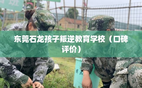 东莞石龙孩子叛逆教育学校（口碑评价）