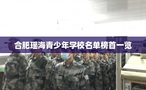 合肥瑶海青少年学校名单榜首一览 合肥瑶海青少年学校名单榜首一览