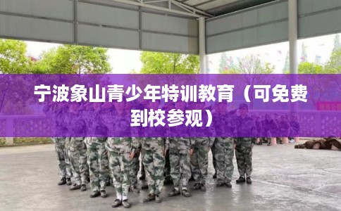 宁波象山青少年特训教育（可免费到校参观）