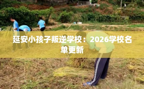 延安小孩子叛逆学校：2026学校名单更新