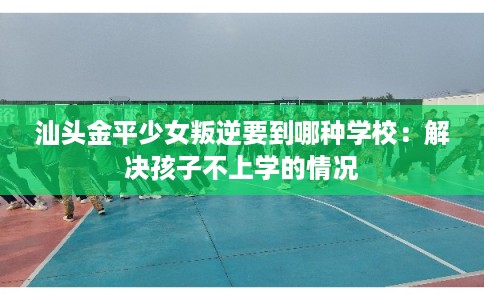 汕头金平少女叛逆要到哪种学校：解决孩子不上学的情况