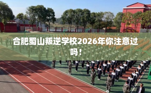 合肥蜀山叛逆学校2026年你注意过吗! 合肥蜀山叛逆学校2026年你注意过吗!