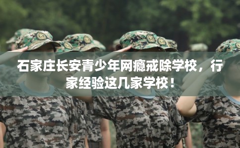石家庄长安青少年网瘾戒除学校，行家经验这几家学校！