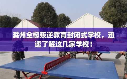 滁州全椒叛逆教育封闭式学校,迅速了解这几家学校! 滁州全椒叛逆教育封闭式学校,迅速了解这几家学校!