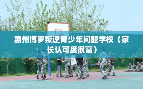 惠州博罗叛逆青少年问题学校（家长认可度很高）