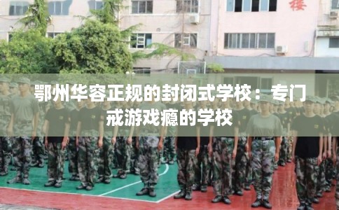 鄂州华容正规的封闭式学校：专门戒游戏瘾的学校