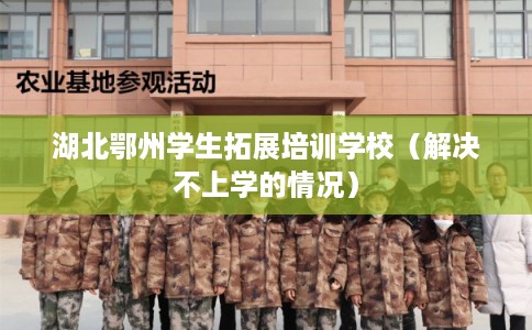 湖北鄂州学生拓展培训学校（解决不上学的情况）
