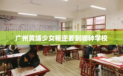广州黄埔少女叛逆要到哪种学校
