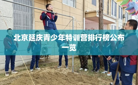 北京延庆青少年特训营排行榜公布一览