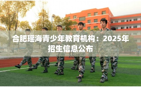 合肥瑶海青少年教育机构:2025年招生信息公布 合肥瑶海青少年教育机构:2025年招生信息公布