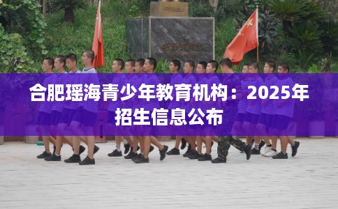 合肥瑶海青少年教育机构:2025年招生信息公布 合肥瑶海青少年教育机构:2025年招生信息公布
