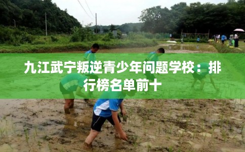 九江武宁叛逆青少年问题学校：排行榜名单前十