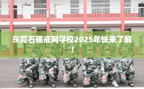 东莞石碣戒网学校2025年快来了解!