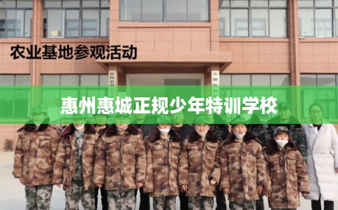 惠州惠城正规少年特训学校
