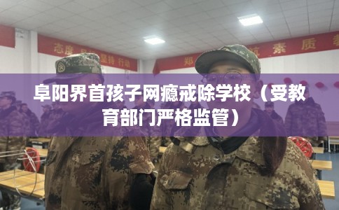 阜阳界首孩子网瘾戒除学校（受教育部门严格监管）