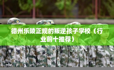 德州乐陵正规的叛逆孩子学校（行业前十推荐）