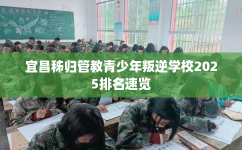 宜昌秭归管教青少年叛逆学校2025排名速览