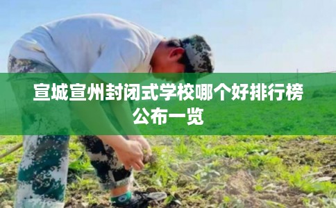 宣城宣州封闭式学校哪个好排行榜公布一览