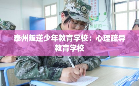 泰州叛逆少年教育学校：心理疏导教育学校