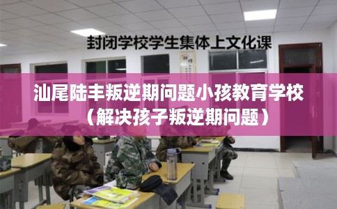 汕尾陆丰叛逆期问题小孩教育学校（解决孩子叛逆期问题）