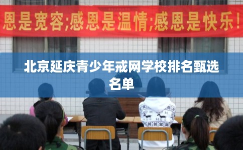 北京延庆青少年戒网学校排名甄选名单