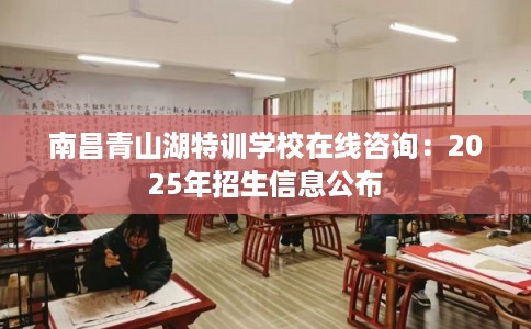 南昌青山湖特训学校在线咨询：2025年招生信息公布