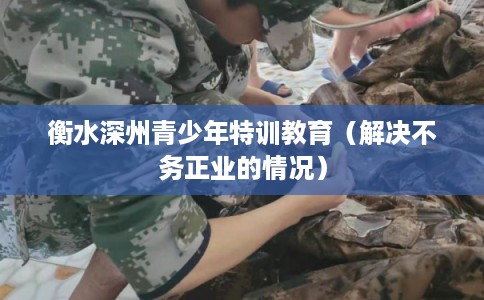 衡水深州青少年特训教育（解决不务正业的情况）