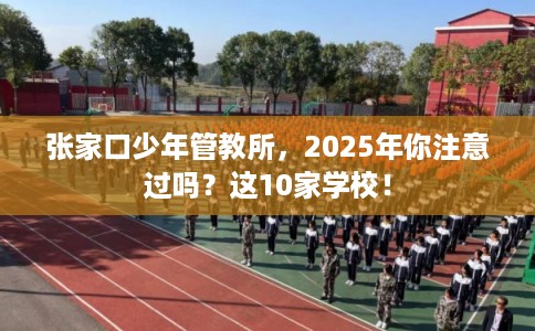 张家口少年管教所，2025年你注意过吗？这10家学校！
