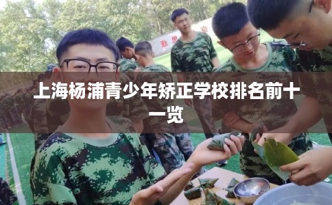 上海杨浦青少年矫正学校排名前十一览