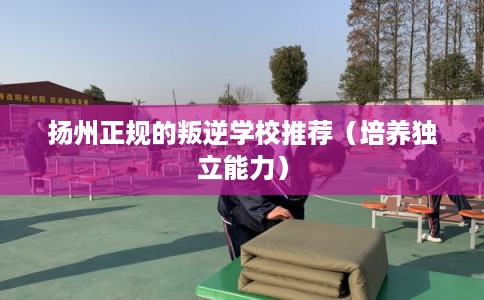 扬州正规的叛逆学校推荐(培养独立能力) 扬州正规的叛逆学校推荐(培养独立能力)