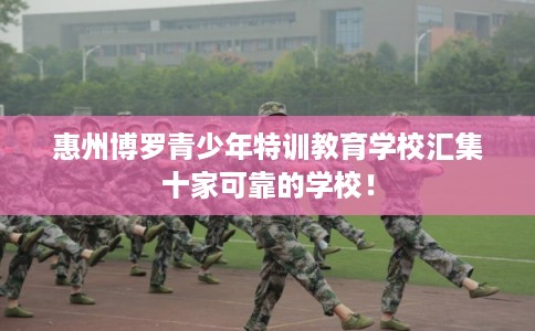 惠州博罗青少年特训教育学校汇集十家可靠的学校！