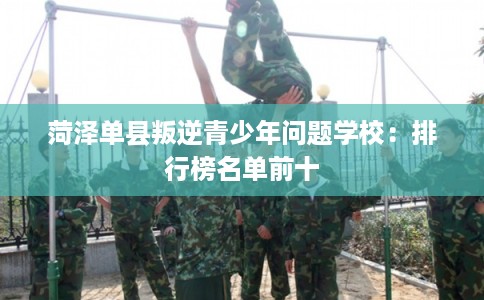 菏泽单县叛逆青少年问题学校：排行榜名单前十