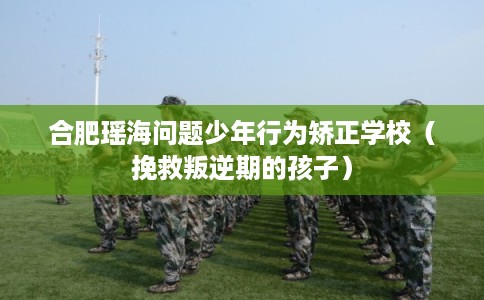 合肥瑶海问题少年行为矫正学校（挽救叛逆期的孩子）