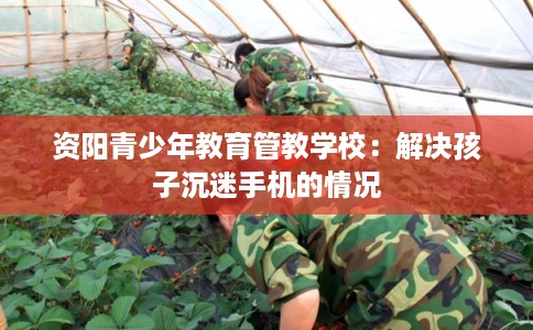 资阳青少年教育管教学校：解决孩子沉迷手机的情况