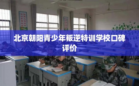 北京朝阳青少年叛逆特训学校口碑评价