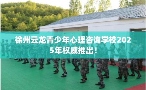 徐州云龙青少年心理咨询学校2025年权威推出！