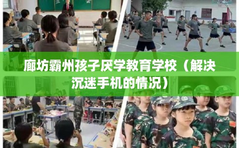 廊坊霸州孩子厌学教育学校（解决沉迷手机的情况）