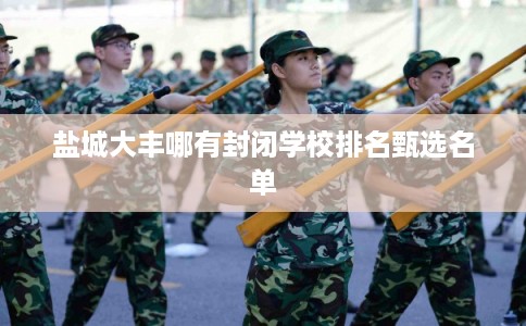 盐城大丰哪有封闭学校排名甄选名单