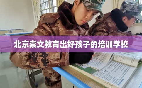 北京崇文教育出好孩子的培训学校