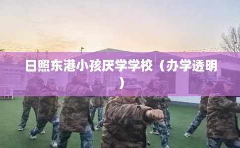 日照东港小孩厌学学校（办学透明）