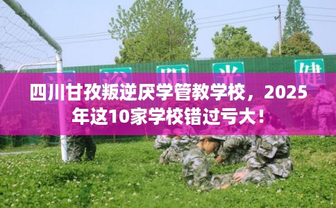 四川甘孜叛逆厌学管教学校，2025年这10家学校错过亏大！