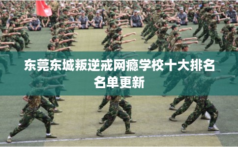 东莞东城叛逆戒网瘾学校十大排名名单更新