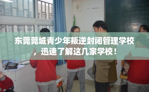 东莞莞城青少年叛逆封闭管理学校，迅速了解这几家学校！