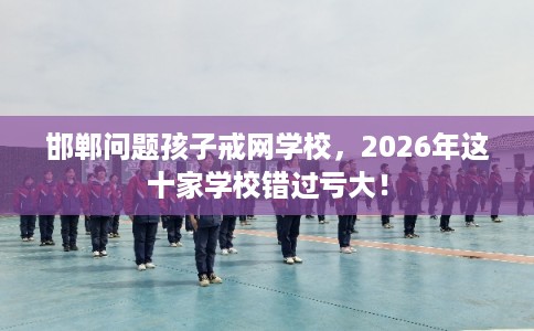 邯郸问题孩子戒网学校，2026年这十家学校错过亏大！