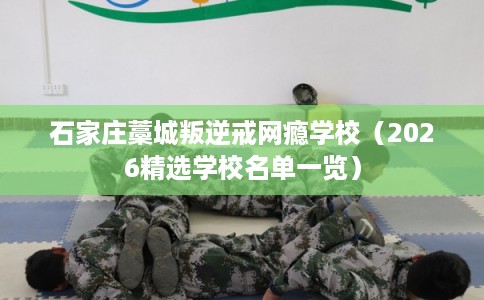 石家庄藁城叛逆戒网瘾学校（2026精选学校名单一览）