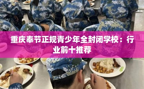 重庆奉节正规青少年全封闭学校：行业前十推荐