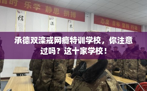 承德双滦戒网瘾特训学校，你注意过吗？这十家学校！