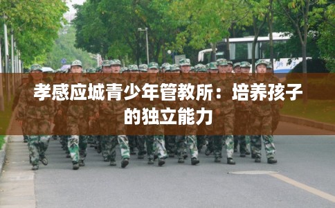 孝感应城青少年管教所：培养孩子的独立能力