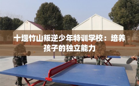 十堰竹山叛逆少年特训学校：培养孩子的独立能力
